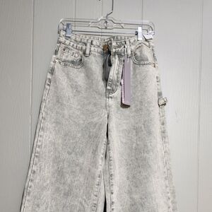 NWT Missguided wide leg jeans